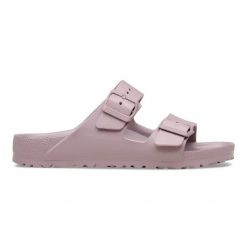 Birkenstock Arizona EVA Faded Purple Klapki damskie. Fioletowe klapki Birkenstock, bez wzorów, eleganckie, bez obcasa, bez zapięcia. Za 219.99 zł.