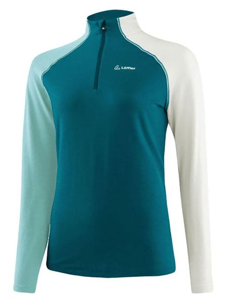 Löffler Koszulka funkcyjna "Transtex®" w kolorze turkusowym rozmiar: 40. Niebieskie t-shirty sportowe LOFFLER, l, bez wzorów, z materiału, bez ramiączek, outdoorowe. Za 197.17 zł.