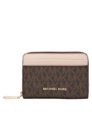MICHAEL Michael Kors Portfel 32T4GJ6Z5B Brązowy. Brązowe portfele MICHAEL Michael Kors, bez wzorów, ze skóry. Za 329.99 zł.