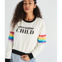 Bluza Awesome child - Kremowy. Bluzy marki Sinsay. Za 39.99 zł.