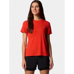 Koszulka sportowa damska Columbia W Endless Trail Running Tech. Czerwone t-shirty sportowe Columbia, l, bez wzorów, bez ramiączek, do biegania. Za 199.00 zł.