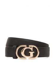 Guess Pasek Damski BW9269 P5330 Czarny. Czarne paski Guess, z aplikacjami, ze skóry. Za 269.99 zł.