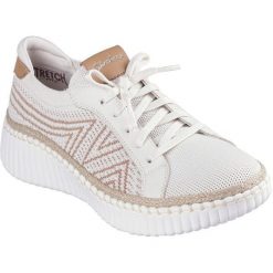 Buty sportowe damskie Skechers Wilshire Blvd Bellevue. Brązowe buty treningowe Skechers, bez wzorów, bez zapięcia, na fitness i siłownię. Za 490.00 zł.
