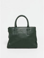 Victor & Hugo Paris Skórzana torebka "Eve" w kolorze ciemnozielonym - 33 x 24 x 14 cm rozmiar: onesize. Zielone torebki klasyczne Victor & Hugo Paris, bez wzorów, z materiału, bez dodatków. Za 260.99 zł.