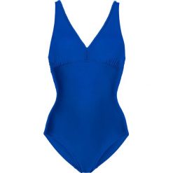 Kostium kąpielowy wyszczuplający bonprix błękit królewski. Bielizna modelująca marki bonprix. Za 59.99 zł.