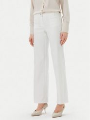 Olsen Jeansy 14002252 Biały Wide Leg. Białe jeansy Olsen, bez wzorów, z bawełny. Za 469.99 zł.