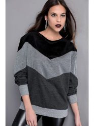 Milan Kiss Sweter w kolorze szaro-czarnym rozmiar: XL. Czarne swetry Milan Kiss, xl, bez wzorów, bez ramiączek. Za 101.47 zł.
