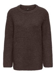 ONLY Sweter w kolorze brązowym rozmiar: L. Brązowe swetry ONLY, l, bez wzorów, bez ramiączek. Za 89.95 zł.