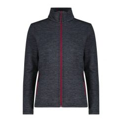 Polar damski zapinany na zamek CMP. Niebieskie bluzy z polaru CMP, bez wzorów, z polaru, trekkingowe. Za 348.00 zł.