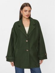 Noisy May Płaszcz przejściowy Alicia 27026405 Zielony Oversize. Zielone płaszcze Noisy May, l, bez wzorów, z syntetyku, bez kaptura. Za 169.99 zł.