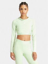 Adidas Koszulka techniczna Hyperglam Training IN6776 Zielony Slim Fit. Zielone t-shirty sportowe adidas, xs, bez wzorów, z syntetyku, bez ramiączek, na fitness i siłownię. Za 179.99 zł.
