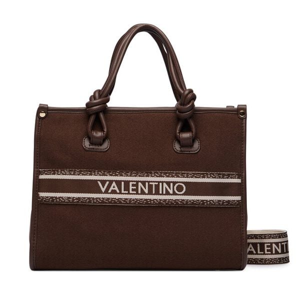 Torebka Valentino. Brązowe torebki klasyczne Valentino, bez wzorów, klasyczne, bez dodatków. Za 619.99 zł.