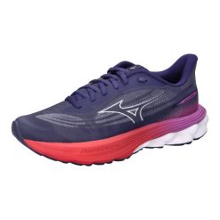 Damskie buty do biegania Mizuno Wave Skyrise 7 Wos. Białe buty do biegania Mizuno, bez wzorów, z materiału, bez zapięcia, do biegania, mizuno wave. Za 663.00 zł.