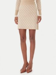 Guess Spódnica ołówkowa W5BD81 Z3JD2 Beżowy Slim Fit. Brązowe spódnice Guess, s, z aplikacjami, z syntetyku, ołówkowe. Za 209.99 zł.