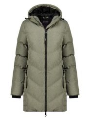 Geographical Norway Kurtka pikowana "Bisous" w kolorze khaki rozmiar: XXL. Brązowe kurtki Geographical Norway, xxl, bez wzorów, bez kaptura. Za 230.04 zł.