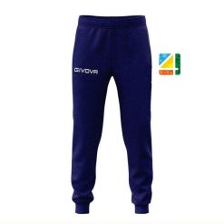 Givova King Spodnie dresowe P017 – Unisex, Navy, S. Niebieskie spodnie dresowe Givova, bez wzorów, z bawełny. Za 179.99 zł.