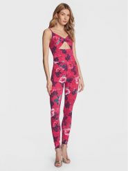 Pinko Kombinezon 100397 A0J6 Różowy Slim Fit. Czerwone sukienki Pinko, l, bez wzorów, z syntetyku, bez kołnierzyka, bez ramiączek. Za 669.99 zł.