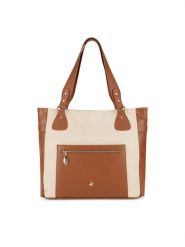 Beverly Hills Polo Club Torebka BHPC-C-002-07 Brązowy. Brązowe shopper bag Beverly Hills Polo Club, bez wzorów, z tworzywa sztucznego, bez dodatków. Za 229.99 zł.