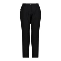 Spodnie damskie turystyczne CMP 34T2956CF. Czarne spodnie materiałowe CMP, bez wzorów, sportowe. Za 306.50 zł.