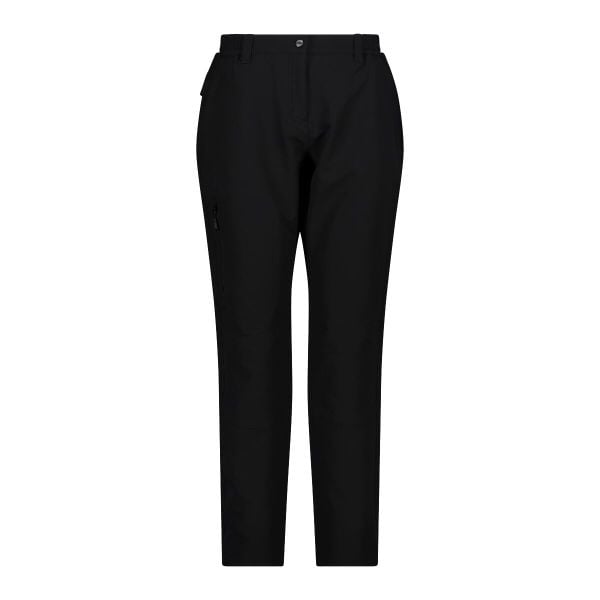 Spodnie damskie turystyczne CMP 34T2956CF. Czarne spodnie materiałowe CMP, bez wzorów, sportowe. Za 306.50 zł.