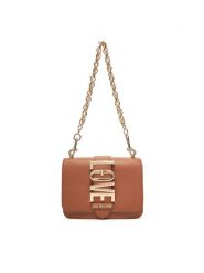 LOVE MOSCHINO Torebka JC4227PP0MKC0201 Brązowy. Brązowe kopertówki Love Moschino, bez wzorów, ze skóry, wizytowe, bez dodatków. Za 529.99 zł.