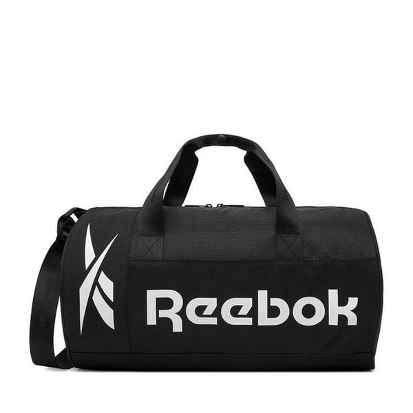 Torba Reebok. Czarne torby sportowe Reebok, bez wzorów. Za 119.99 zł.