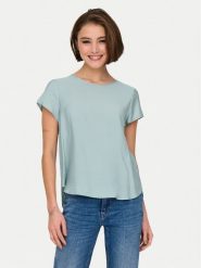 ONLY T-Shirt Aya 15339742 Zielony Regular Fit. Zielone t-shirty ONLY, xl, bez wzorów, z wiskozy, bez kołnierzyka, bez ramiączek. Za 69.99 zł.