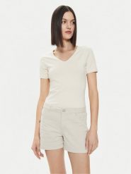 4F T-Shirt 4FWSS24TTSHF1359 Écru Slim Fit. T-shirty 4f, xl, bez wzorów, z bawełny, bez kołnierzyka, bez ramiączek. Za 39.99 zł.