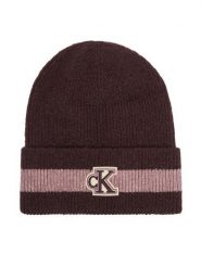 Calvin Klein Czapka LV04F8100G Bordowy. Czerwone czapki zimowe Calvin Klein, bez wzorów, z poliesteru. Za 209.99 zł.