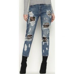 Niebieskie Jeansy Torned. Jeansy marki Born2be. Za 59.99 zł.