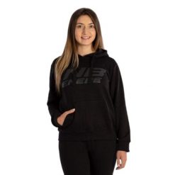 Bluza z kapturem dla kobiet Enebe Culmen. Czarne bluzy ENEBE, l, bez wzorów, z bawełny, z kapturem, trekkingowe. Za 146.50 zł.