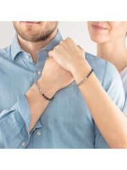 COEUR DE LION Bransoletka z elementami ozdobnymi rozmiar: onesize. Czarne bransoletki COEUR DE LION, z hematytem, ze stali. Za 347.99 zł.