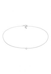 Elli Damski Choker soliter Basic Classic z różowym kwarcem w srebrze 925 Sterling Silver Naszyjniki 1 ct. Czerwone naszyjniki Elli, z materiału, z kwarcem, srebrne. Za 198.99 zł.