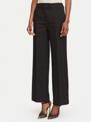 Marella Spodnie materiałowe Ghinea 2625136081 Czarny Straight Fit. Czarne spodnie materiałowe Marella, bez wzorów, z materiału. Za 479.99 zł.