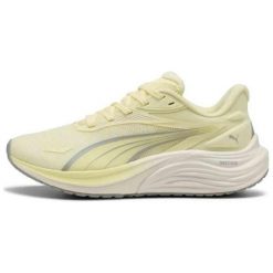 Buty do biegania damskie PUMA Electrify Nitro 4. Żółte buty do biegania Puma, bez wzorów, bez zapięcia, do biegania. Za 389.99 zł.