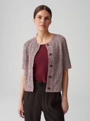 OPUS Kardigan "Dacki" w kolorze różowym rozmiar: 38. Różowe swetry Opus, bez wzorów, z bawełny, bez ramiączek. Za 173.99 zł.