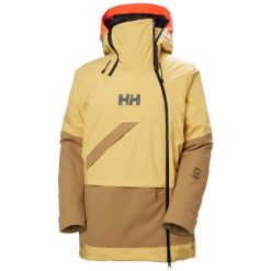 Damska kurtka narciarska z kapturem Helly Hansen Powchaser Asym. Brązowe kurtki narciarskie Helly Hansen, na zimę, bez wzorów, z kapturem, narciarskie. Za 1,381.50 zł.