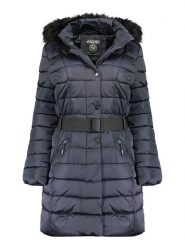 Canadian Peak Parka "Anemoneak" w kolorze granatowym rozmiar: M. Niebieskie płaszcze Canadian Peak, m, bez wzorów, z tkaniny, bez kaptura. Za 234.38 zł.