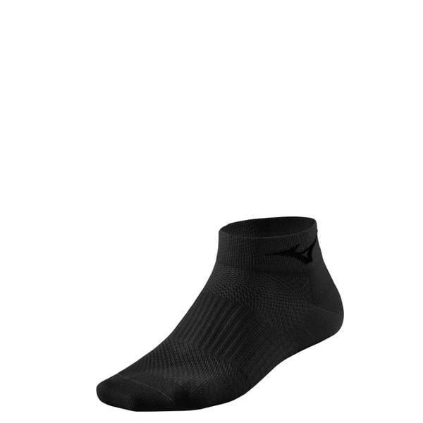 Skarpety treningowe dla dorosłych Mizuno Training Mid 3 Pack. Czarne skarpetki Mizuno, bez wzorów, z materiału. Za 29.99 zł.