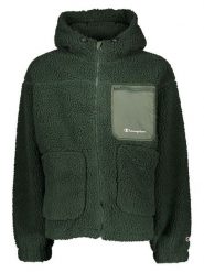 Champion Kurtka polarowa w kolorze ciemnozielonym rozmiar: M. Zielone kurtki Champion, m, bez wzorów, z polaru, bez kaptura. Za 187.52 zł.
