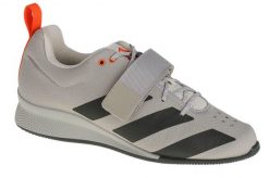 Buty treningowe unisex, adidas Weightlifting II. Szare buty treningowe adidas, bez wzorów, z materiału, przed kostkę, bez zapięcia, na fitness i siłownię. Za 683.25 zł.