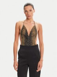 NORMA KAMALI Body Mio KK424XPL165302 Brązowy Slim Fit. Brązowe body i gorsety Norma Kamali, bez wzorów, z syntetyku, bez ramiączek. Za 959.99 zł.