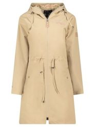 Geographical Norway Parka "Dagny" w kolorze beżowym rozmiar: XL. Brązowe płaszcze Geographical Norway, xl, z aplikacjami, bez kaptura. Za 222.94 zł.