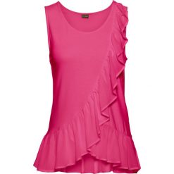 Top z falbanami bonprix ciemnoróżowy. Topy marki 4f. Za 29.99 zł.