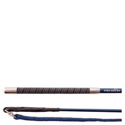 Metaliczna chusta z włókna węglowego z antypoślizgowym uchwytem Premiere Leda. Niebieskie chusty PREMIERE, bez wzorów, z nylonu, sportowe. Za 226.50 zł.