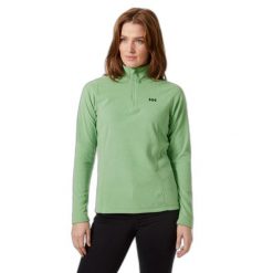 Damski polar Helly Hansen Daybreaker. Zielone bluzy z polaru Helly Hansen, bez wzorów, z polaru, trekkingowe. Za 301.00 zł.