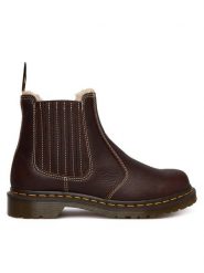 Dr. Martens Sztyblety 2976 Leonore II DM41418200 Brązowy. Brązowe botki Dr Martens, bez wzorów, ze skóry, bez obcasa, na płaskiej podeszwie, bez zapięcia. Za 659.99 zł.