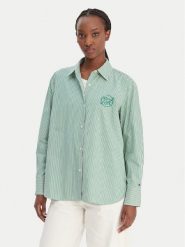 Tommy Hilfiger Koszula WW0WW48190 Zielony Regular Fit. Zielone koszule Tommy Hilfiger, bez wzorów, z bawełny, bez kołnierzyka, bez ramiączek. Za 489.99 zł.