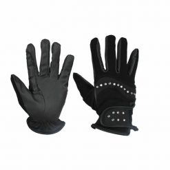 Rękawice Red Horse Bling. Czarne rękawiczki RED HORSE, bez wzorów, eleganckie. Za 122.00 zł.