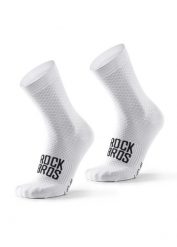 Skarpety rowerowe Rockbros. Białe skarpetki ROCKBROS, bez wzorów, z elastanu. Za 51.60 zł.